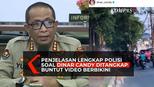 Penjelasan Lengkap Polisi Soal Dinar Candy Ditangkap Buntut Video Berbikini Protes PPKM