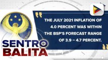 PSA: Pinakamabagal na inflation sa loob ng pitong buwan, naitala nitong Hulyo