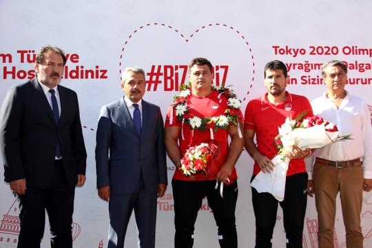 Milli güreşçi Rıza Kayaalp, Ankara'da