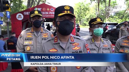 Kapolda Jatim Cek Gerai Vaksin