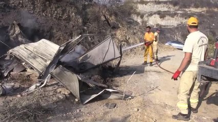 Son dakika haberi! Milas'taki yangında evi hasar gören kadın, yaşadıklarını gözyaşıyla anlattı