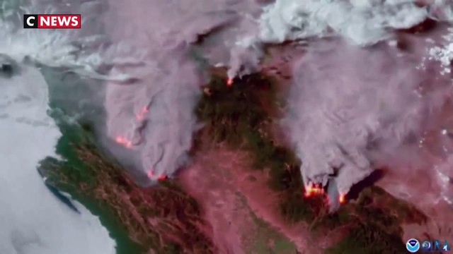 Vidéo : les incendies en Californie vus depuis l’espace