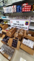 KAÇAK SİGARA VE TÜTÜN SATAN İŞ YERİNE BASKIN