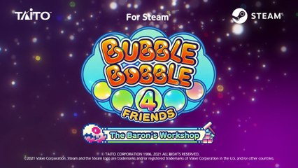 Bubble Bobble 4 Friends The Baron's Workshop - Bande-annonce Steam