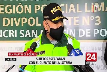 SMP: caen sujetos que estafaron con el cuento del boleto ganador de lotería