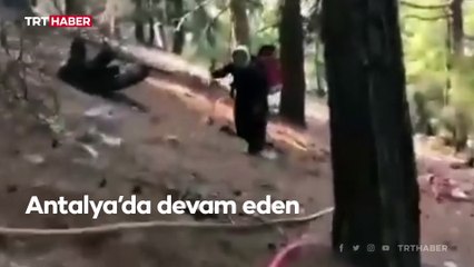 Alev savaşçılarına sırtında erzak taşıdı