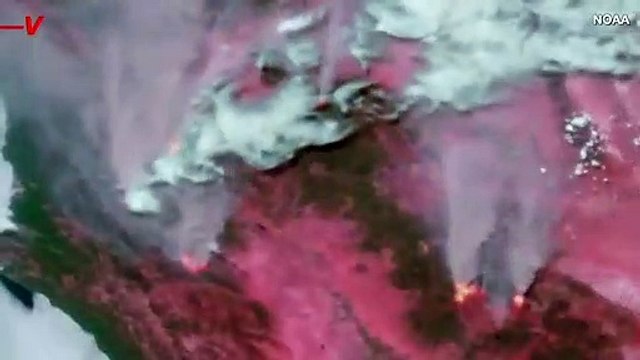 Satellite Video Reveals Plumes of Smoke Hundreds of Miles Long Spreading From California’s Wildfires