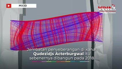 Jembatan Pertama di Dunia yang Dibuat Pakai Printer 3D