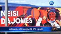 Medallistas olímpicas ya llegaron al Ecuador