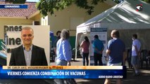 Viernes comienza combinación de vacunas