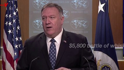 Missing: $5,800 Bottle of Whiskey Given to Former Sec. of State Mike Pompeo By Japan