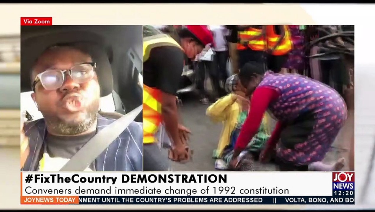 #FixTheCountry Demonstration: Conveners demand immediate change of 1992 constitution (5-8-21)