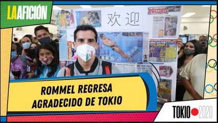 Rommel Pacheco regresa de Tokio satisfecho con sus últimos olímpicos