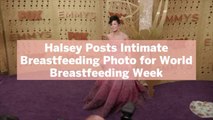 Halsey Posts Intimate Breastfeeding Photo for World Breastfeeding Week