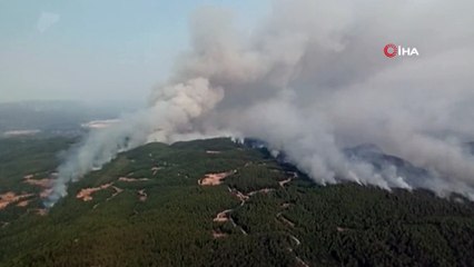 Muğla'da alevler yeniden yükseldi