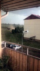 Tornado Forms in Tver Region of Russia