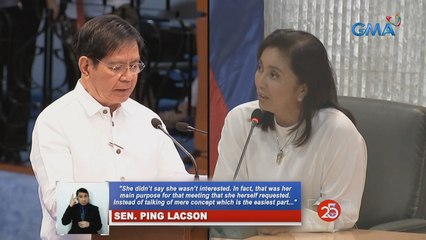 Sen. Lacson, nakaramdam daw ng 'resistance' kay VP Robredo sa binigay niyang 'unification formula' para sa oposisyon | Saksi