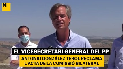 El vicesecretari general del PP reclama l'acta de la comissió bilateral