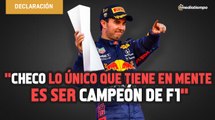 Checo lo único que tiene en mente es ser campeón del mundo de F1: Antonio Pérez Garibay