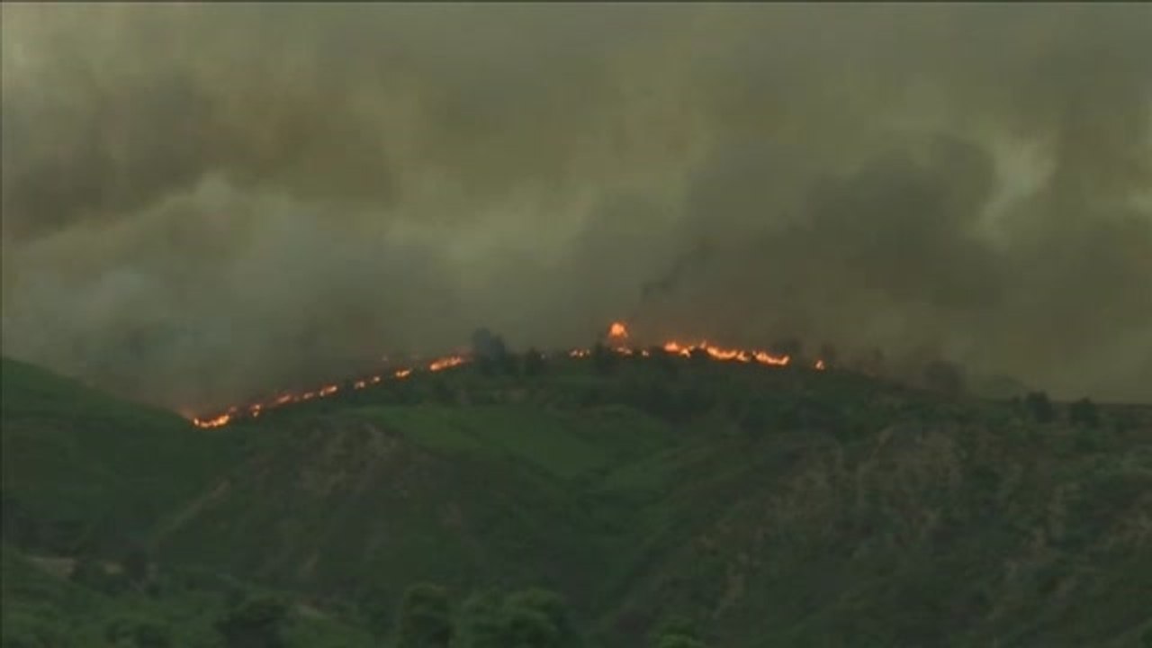Las ruinas de Olimpia en peligro por los incendios