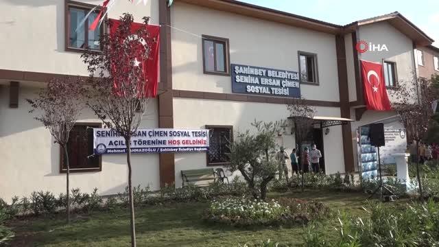 Şahinbey'de bir sosyal tesis daha hizmete açıldı