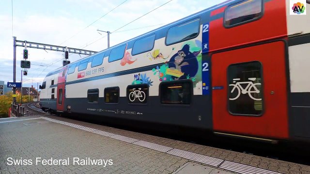 Low Angle View of the Swiss Federal Railways
