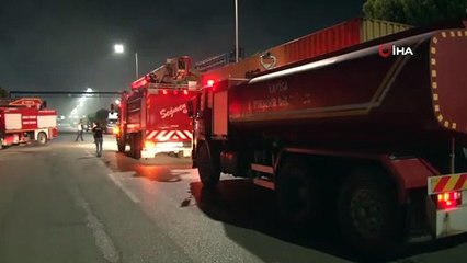Manisa OSB'de korkutan yangın