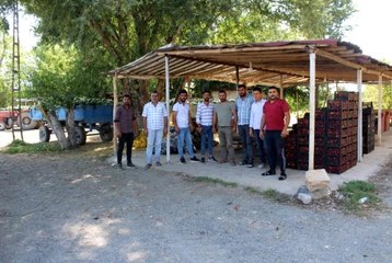 Iğdır'da yetiştirilen yerli ürünler Nahçıvan Yolu üzerinde sergileniliyor