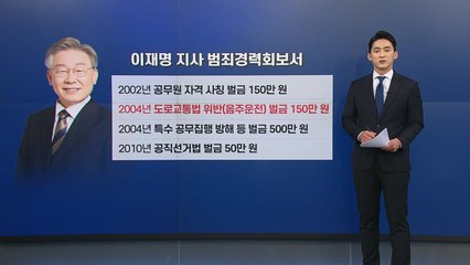[굿모닝] 이재명, 전과 공개...실효된 형 숨겼다? / YTN