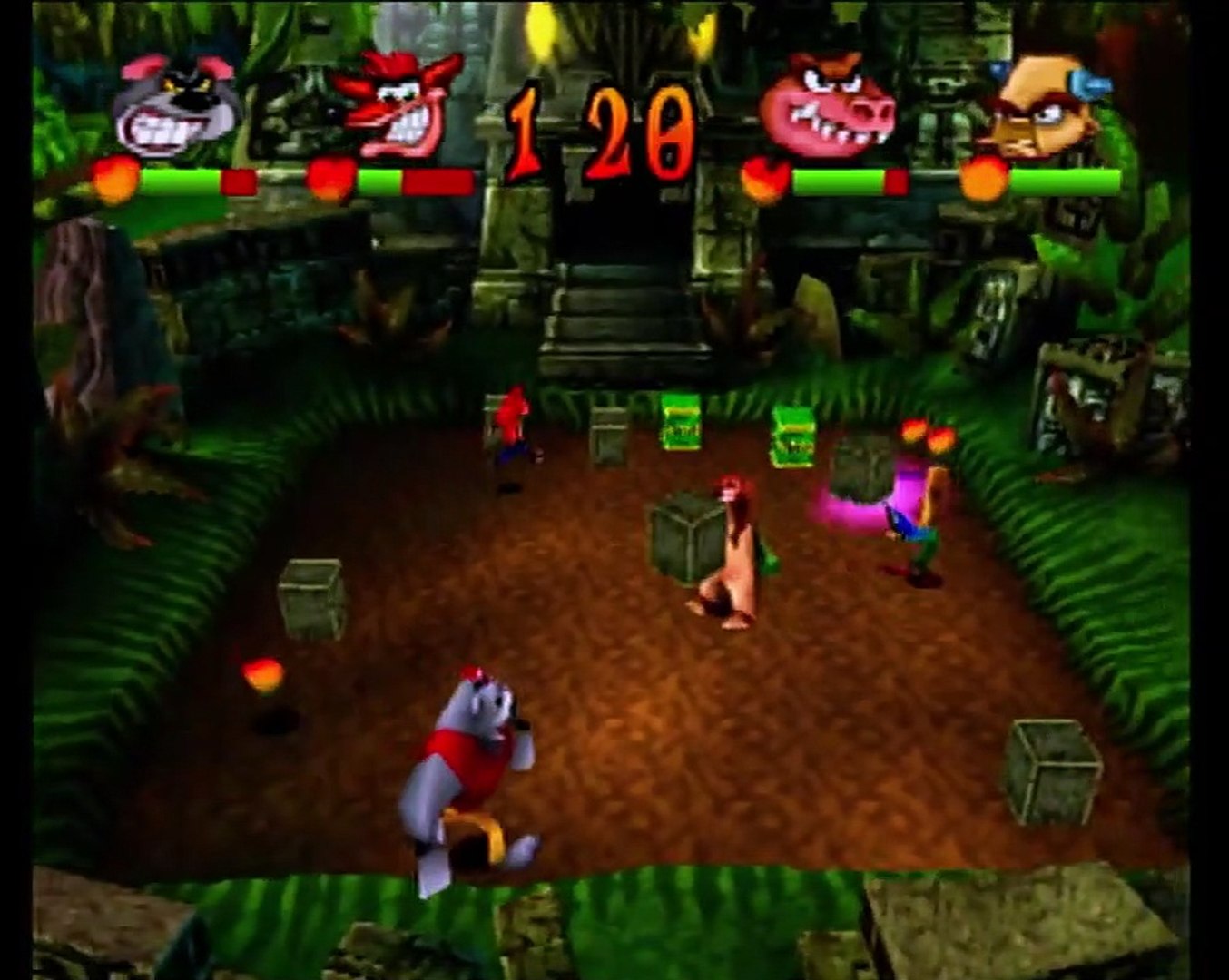 Crash Bash Crate Crush On Jungle Bash Gameplay No Audio Video Dailymotion