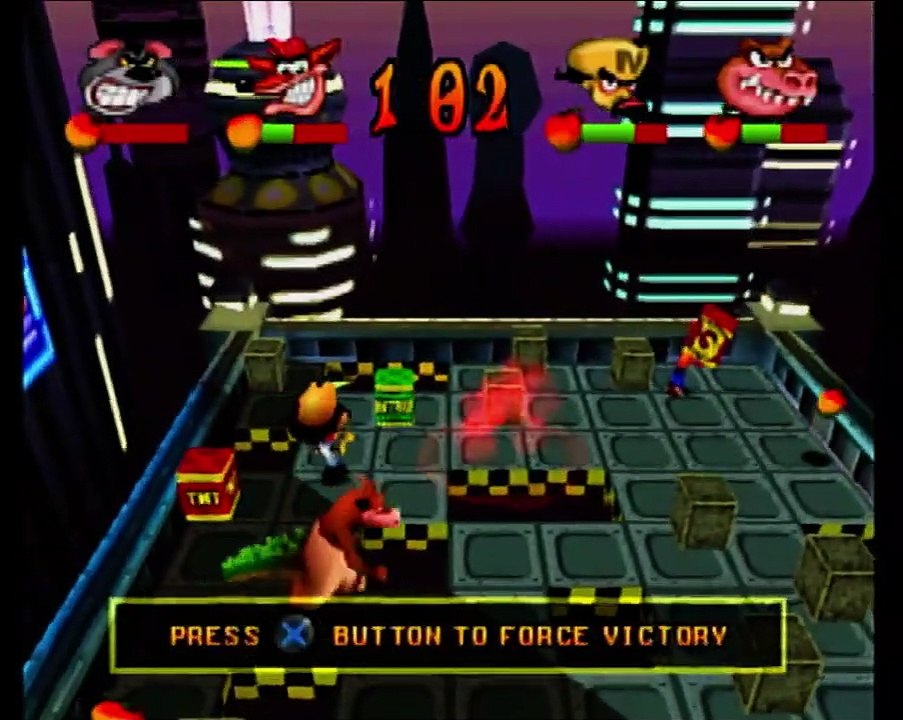 Crash Bash - Crate Crush On Space Bash Gameplay