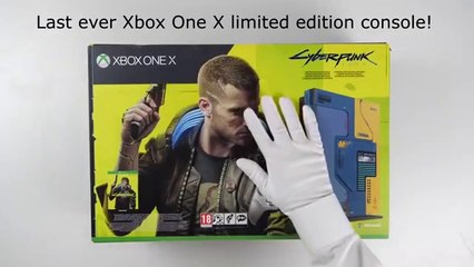 Asmr Unboxing Xbox One X Cyberpunk limited edition ✌️