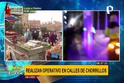 Realizan operativo en las calles de Chorrillos para combatir a la delincuencia