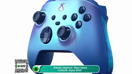 Edição especial Xbox lança controle 'Aqua Shift'