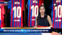 Messi se va del Barcelona y el club lo anunció por Twitter