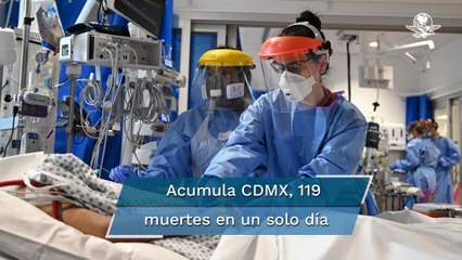 Download Video: CDMX vuelve a las 100 muertes por Covid al día; acumula 46 mil 127 decesos