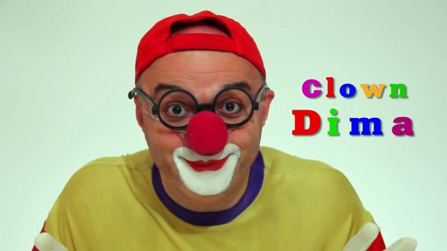 Dima der lustige Clown - Heute fliegen wir mit einem Flugzeug! Lustige Kindervideos