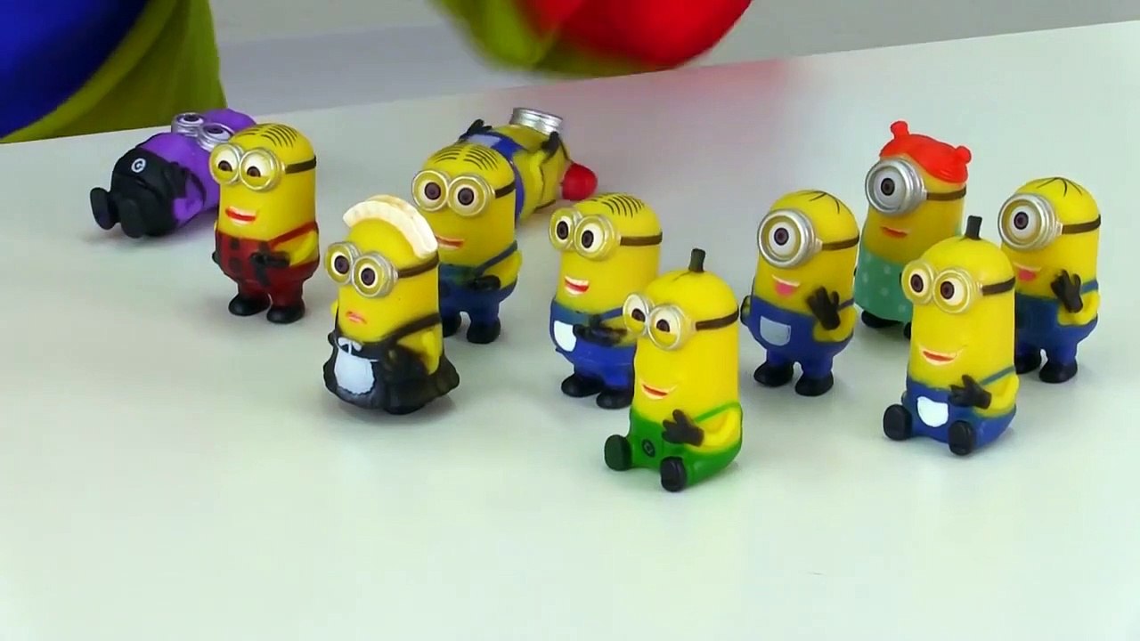 Dima der verrückte Clown! Minion Spielzeug und die riesen Banane   Unterhaltungsvideo fü