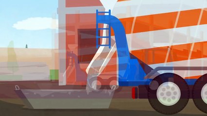 Doktor Mac Wheelie - Aufgaben eines Lastwagens   Cartoon für Kids