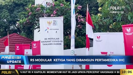 LIVE Report Presiden Jokowi Resmikan RS Modular