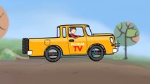 Große Autos für Kinder - Pick-up Auto - cars and vehicles cartoon in German