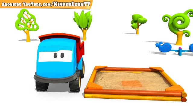 Leo der neugierige Lastwagen - Leo und die bunten Bauklötze - Erforschen und lernen mit L