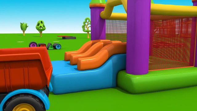 Leo der neugierige Lastwagen und die Walze! Tolle Lernanimationen für kinder