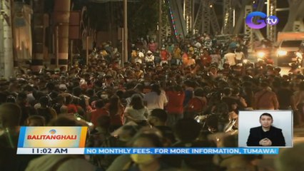 Mga magpapabakuna sa isang vaccination site sa Maynila, nagkagulo nang pauwiin ng mga pulis | BT