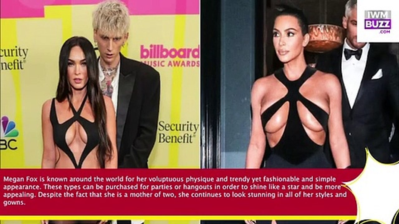 Megan Fox Vs Kim Kardashian Who Wore The CutOut Mugler Dress Better FAN BATTLE