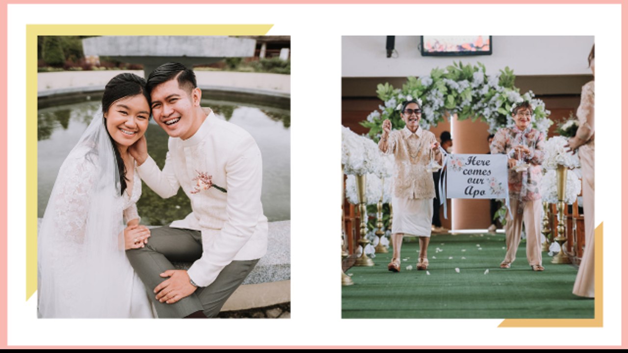 These Lolas Walked Down the Aisle as “Flower Lolas” at Their Apo’s Wedding