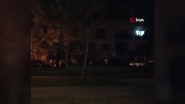 Düğün magandaları sokak ortasında havaya ateş açtı