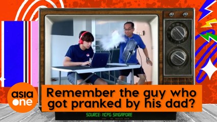 Viral Video Stars: The Singapore athlete who kept getting pranked by his dad on TikTok