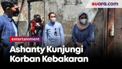 Kunjungi Korban Kebakaran Ashanty Tak Didampingi Anang Hermansyah