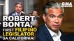 Robert Bonta, first Filipino legislator sa California! | GMA News Feed
